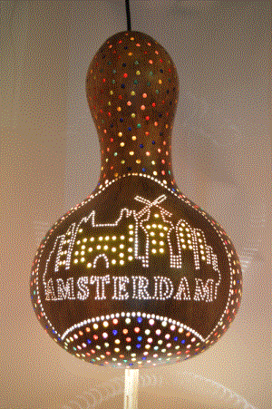 Pumpkin Lamp - Amsterdam Houses and Windmill | 125