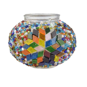 Decorative Item | Stained Glass Mosaic Spot Holder With Star