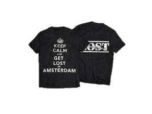"Keep Calm & Get Lost in Amsterdam" Boyfriend T-Shirt