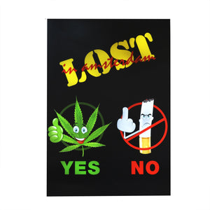 fun poster | no smoking cigarettes | marijuana yes | Amsterdam gifts