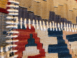 Handmade Kilim rug made of natural wool